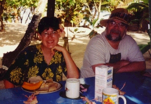 Miriam and Mike on Savai'i, Samoa